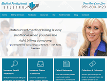 Tablet Screenshot of medprosbilling.com